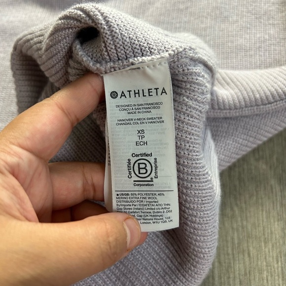 Athleta Hanover V-Neck Sweater - Picture 6 of 7